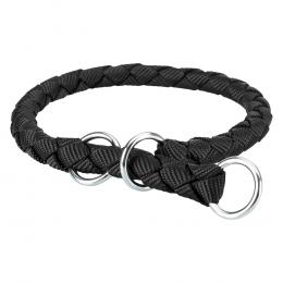 Trixie Cavo Zug-Stopp-Halsband schwarz - Größe M: 39 - 45 cm Halsumfang, Ø 12 mm