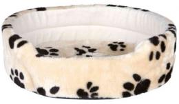 Trixie Charly Oval Beige Ovales Bett Für Hunde 55X48 Cm