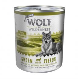 Wolf of Wilderness Senior - Duo-Protein 6 / 24 x 800 g  - 24 x 800 g: Mix 12x Lamm, 12x Ente