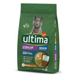 1,5 kg / 2 kg gratis! 7,5 kg / 10 kg Ultima - 10 kg Sterilized Senior Huhn