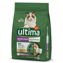 1,5 kg / 2 kg gratis! 7,5 kg / 10 kg Ultima - 7,5 kg Sterilized Hairball Truthahn