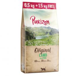 1,5 kg gratis! 8 kg Purizon Adult Getreidefrei - Original Lamm mit Fisch