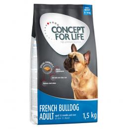 1 kg / 1,5 kg Concept for Life zum Probierpreis! - 1,5 kg Französische Bulldogge