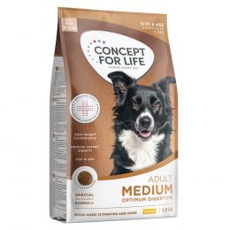 1 kg / 1,5 kg Concept for Life zum Sonderpreis! - 1,5 kg Medium Adult (neu)