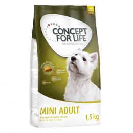 1 kg / 1,5 kg Concept for Life zum Sonderpreis! - 1,5 kg Mini Adult