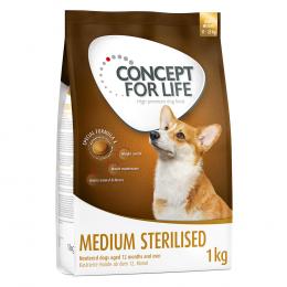 1 kg / 1,5 kg Concept for Life zum Sonderpreis! - 1 kg Medium Sterilised