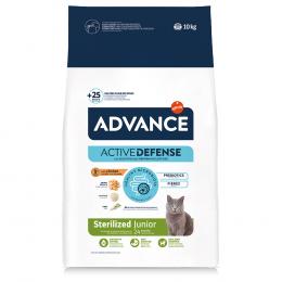 1 kg gratis! 10 kg Advance - Sterilized Junior mit Huhn