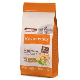 1 kg gratis! 7 kg Nature's Variety - No Grain Sterilized Adult Freilandhuhn