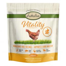 1 kg Lukullus Vitality zum Sonderpreis - Unterstützung der Verdauung: Huhn (getreidefrei)
