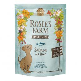 1 kg Rosie's Farm Single Meat zum Sonderpreis! - Adult Lachs mit Reis