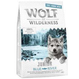1 kg Wolf of Wilderness - getreidefrei zum Sonderpreis! - Junior 