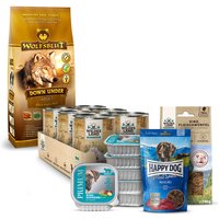 1 Paket | Probierpaket | Mixpaket Monoprotein Rind | Nassfutter,Snack,Trockenfutter | Hund