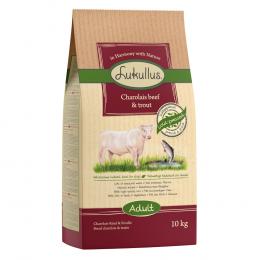 10 / 15 kg Lukullus Kaltgepresst zum Sonderpreis - Adult Rind & Forelle 10 kg