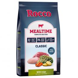 10 + 2 gratis! 12 kg Rocco Mealtime Trockenfutter - Pansen