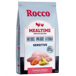 10 + 2 gratis! 12 kg Rocco Mealtime Trockenfutter - Sensitive Pute