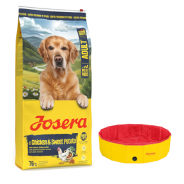 10 kg / 12,5 kg Josera + Ø 120 x H 30 cm Hundepool Pet gratis! - Huhn & Süßkartoffel 12,5 kg