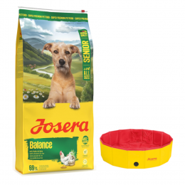 10 kg / 12, 5 kg Josera Hundefutter + Hundepool Pet - Ø 120 x H 30 cm gratis! - Balance Senior 12,5 kg