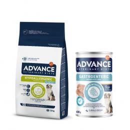 10 kg / 12 kg Advance Veterinary Diets + 400 g passendes Nassfutter gratis! - 10 kg Hypoallergenic + 400 g Gastroenteric Medium/Maxi