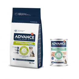 10 kg Advance Veterinary Diets + 400 g passendes Nassfutter gratis! - 10 kg Hypoallergenic + 400 g Hypoallergenic Ente