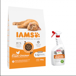 Angebot für 10 kg IAMS Advanced Nutrition Kitten + 709 ml Nature's Miracle Flecken- und Geruchsentferner gratis! - mit Frischem Huhn - Kategorie Katzenfutter & Zubehör / Katzenfutter trocken / IAMS / -.  Lieferzeit: 1-2 Tage -  jetzt kaufen.