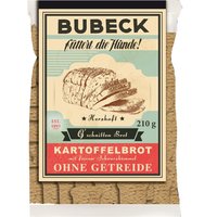10 x 210 g | Bubeck | G'schnitten Brot Hundekuchen | Snack | Hund