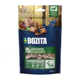 10 x 70 g Bozita Meaty Bites zum Sonderpreis! - mit Elch & Ente