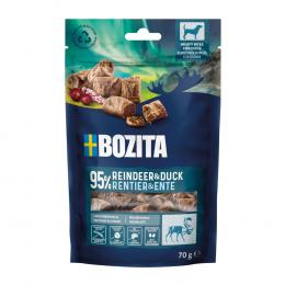 10 x 70 g Bozita Meaty Bites zum Sonderpreis! - mit Rentier & Ente