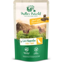 10 x 70 g | Müller’s Naturhof | Lob-Häppchen Huhn und Apfel | Snack | Hund