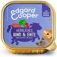 11 x 150 g | Edgard & Cooper | Köstliches Rind & Ente | Nassfutter | Hund