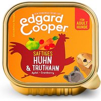 11 x 150 g | Edgard & Cooper | Saftiges Huhn & Truthahn | Nassfutter | Hund