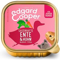 11 x 150 g | Edgard & Cooper | Sagenhafte Ente & Huhn Junior | Nassfutter | Hund