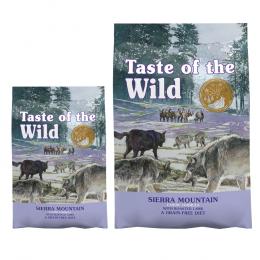 12,2 kg + 2 kg gratis! 14,2 kg Taste of the Wild Hundefutter - Sierra Mountain