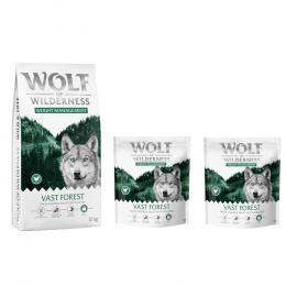 12 + 2 kg gratis! 14 kg Wolf of Wilderness - getreidefreie Rezeptur - 