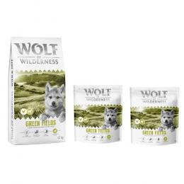 12 + 2 kg gratis! 14 kg Wolf of Wilderness - getreidefreie Rezeptur - Junior 