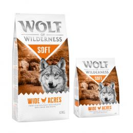 Angebot für 12 + 2 kg gratis! 14 kg Wolf of Wilderness Trockenfutter -  'Soft' Wide Acres - Huhn (halbfeucht) - Kategorie Hund / Hundefutter trocken / Wolf of Wilderness / Promotions.  Lieferzeit: 1-2 Tage -  jetzt kaufen.