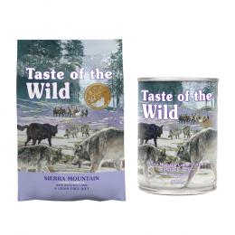 12,2 kg Taste of the Wild + 390 g passendes Nassfutter zum Sonderpreis! - Sierra Mountain