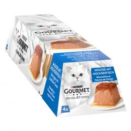 12 + 4 gratis! 16 x 57 g Gourmet Revelations - Mousse: Meeresfisch