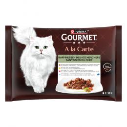 12 + 4 gratis! 16 x 85 g Gourmet A la Carte - Raffinessen des Küchenchefs (4 Sorten)
