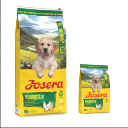 12,5 kg + 3 kg gratis! 15,5 kg Josera -  15,5 kg YoungStar