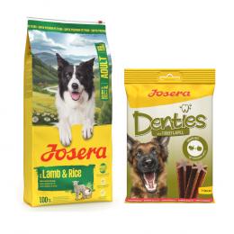 12,5 kg Josera Adult + 180 g Denties Snack gratis! - Lamm & Reis + Truthahn & Apfel