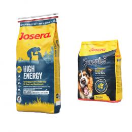 12,5 kg Josera Trockenfutter + 900 g Knuspies Snack gratis! - High Energy