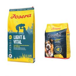 12,5 kg Josera Trockenfutter + 900 g Knuspies Snack gratis! - Light & Vital