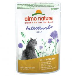 12 + 6 gratis! 18 x 70 g Almo Nature Holistic - Intestinal Help Geflügel