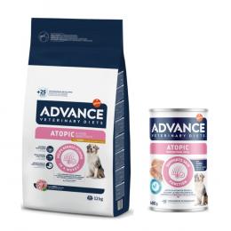 12 kg Advance Veterinary Diets + 400 g passendes Nassfutter gratis! - Atopic Kaninchen + 400 g Atopic Medium/Maxi