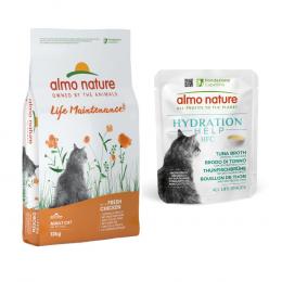 Angebot für 12 kg Almo Nature Functional + 12 x 50 g HFC Hydration Help gratis! - Life Maintenance Huhn & Reis + 12 x 50 g Thunfischbrühe mit Thunfischfilet - Kategorie Katzenfutter & Zubehör / Katzenfutter trocken / Almo Nature / -.  Lieferzeit: 1-2 Tage -  jetzt kaufen.
