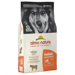 12 kg Almo Nature Holistic zum Sonderpreis! - Large Adult Rind & Reis