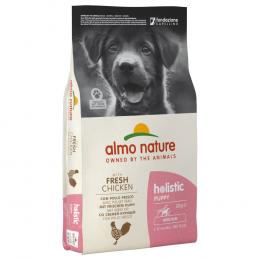12 kg Almo Nature Holistic zum Sonderpreis! - Medium Puppy Huhn & Reis