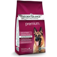 12 kg | Arden Grange | Premium Reich an frischem Huhn & Reis | Trockenfutter | Hund