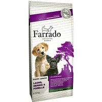 12 kg | Farrado | Junior mit Lachs, Hering und Forelle Getreidefrei | Trockenfutter | Hund