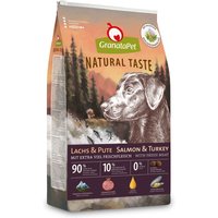 12 kg | GranataPet | Lachs & Pute Natural Taste | Trockenfutter | Hund